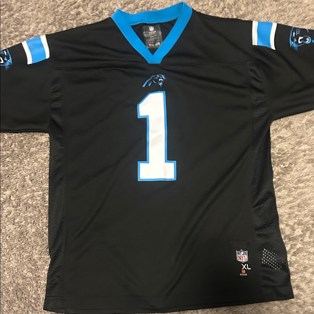 NFL Black Jersey with Blue Trim